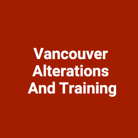 Vancouver Alterations And Training
